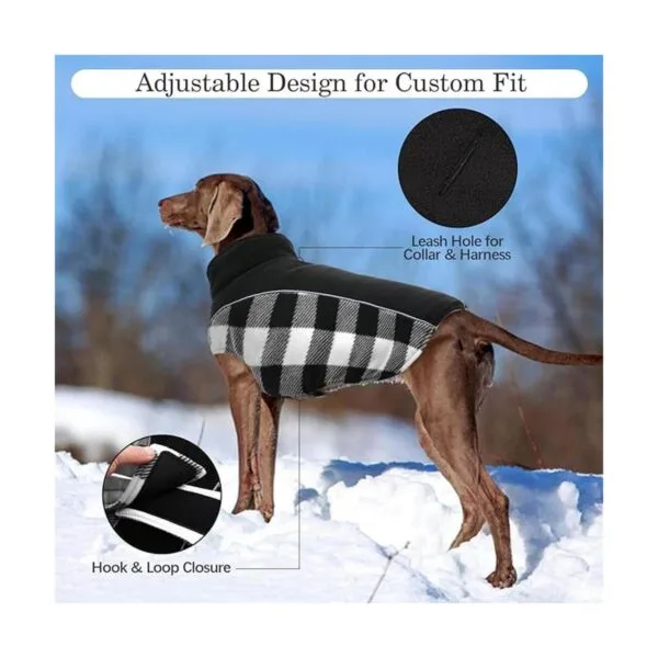 Kuoser Abrigo reversible para perros para climas fríos_5