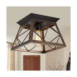 QS Lámpara de techo empotrable vintage de metal_1