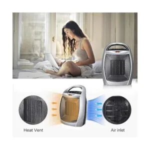 Kismile Calentador de espacio eléctrico pequeño de_6