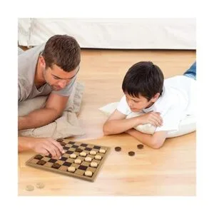 Gamie Juego de mesa para damas de madera juego de mesa_6