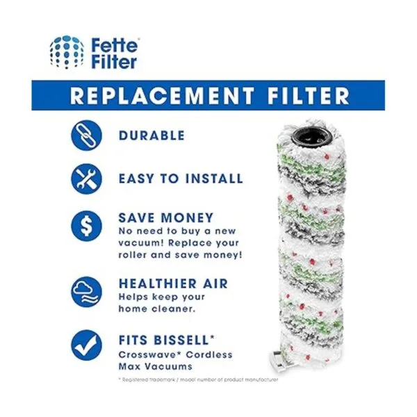 Filtro Fette Rollo de cepillo para mascotas