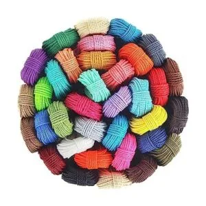Cuerda encerada de 35 colores 0.039 in 382 yardas