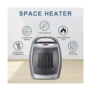 Kismile Calentador de espacio eléctrico pequeño de_2