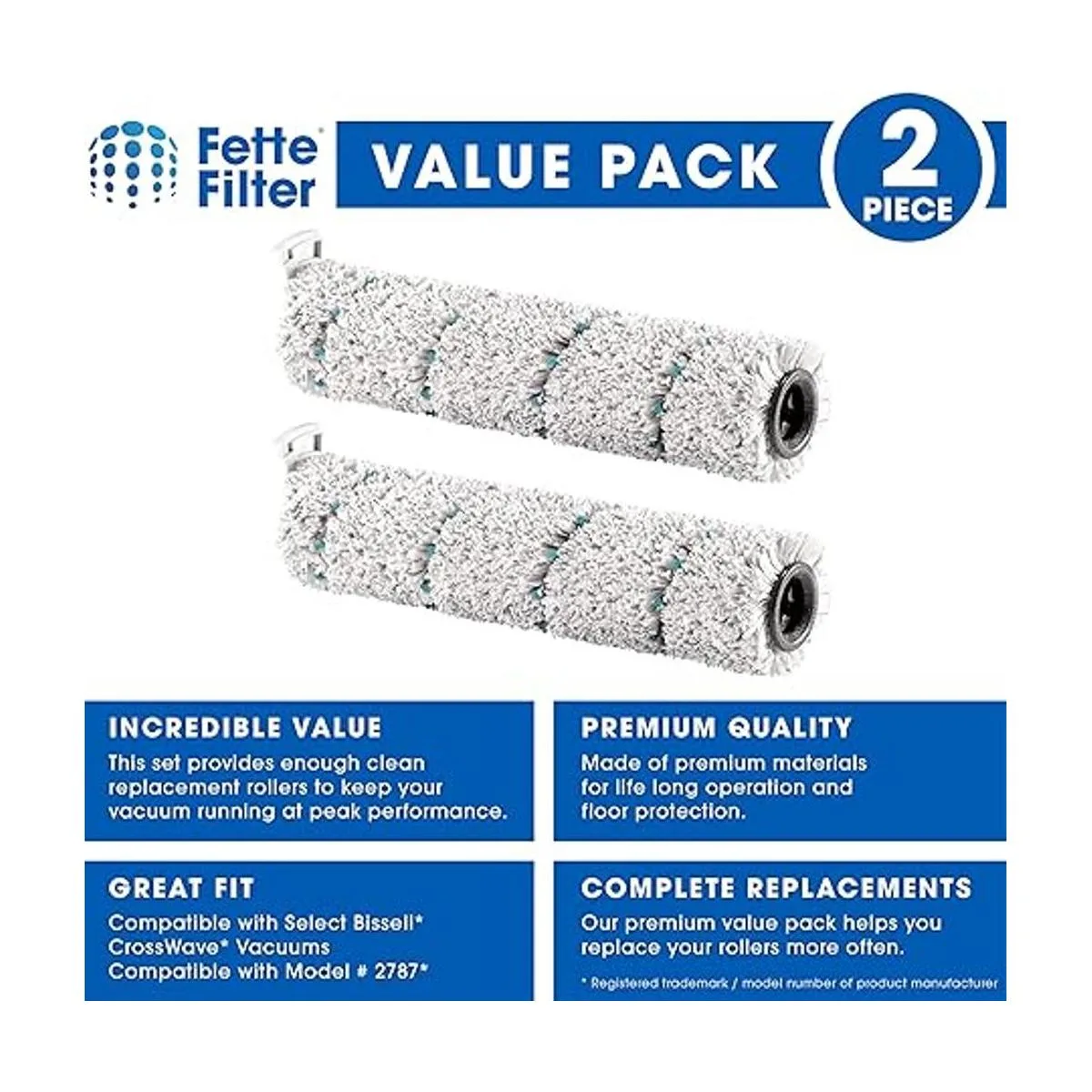 Filtro Fette Rodillo de cepillo para superficies