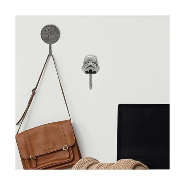 Gancho de pared de hierro fundido de Star Wars Death Star_5