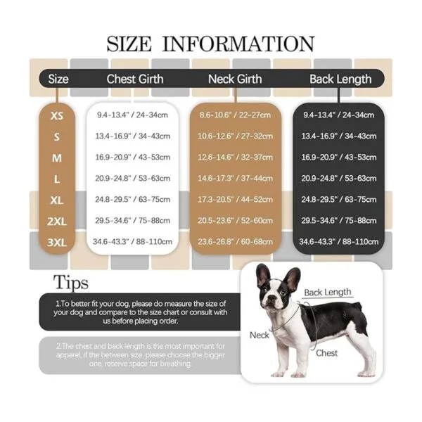 Kuoser Abrigo reversible para perros para climas fríos_2