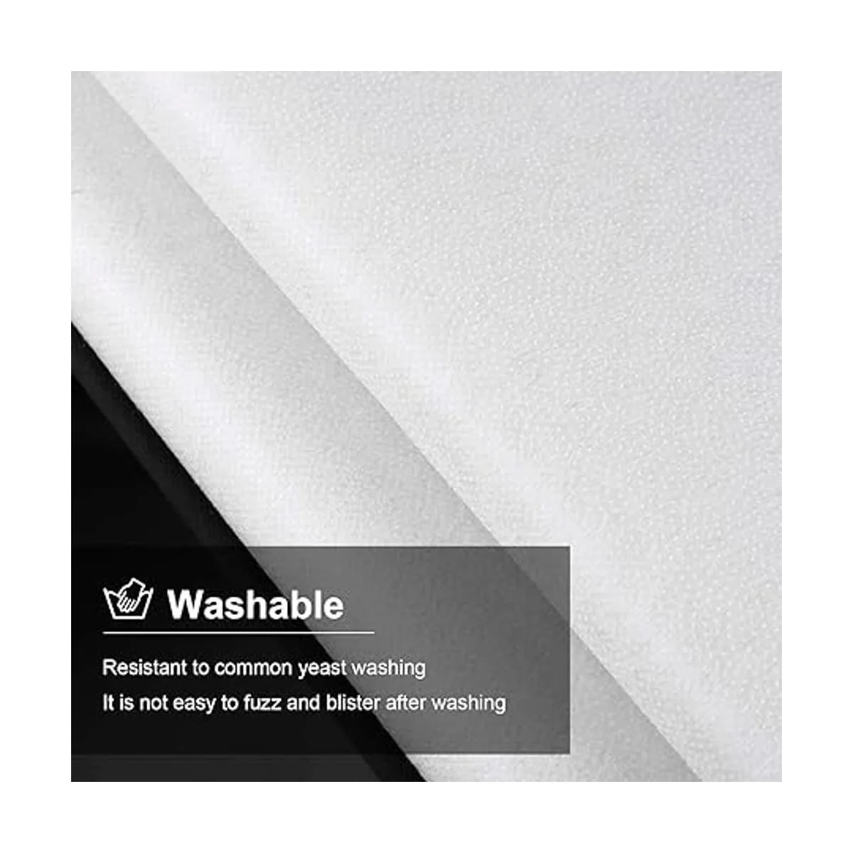 Interfaz ligera y fusible de tela de interfaz no tejida de