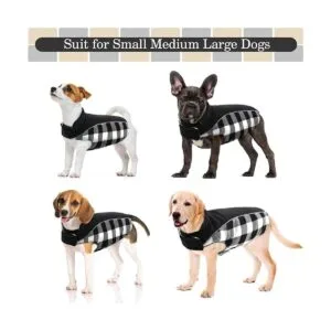 Kuoser Abrigo reversible para perros para climas fríos_3