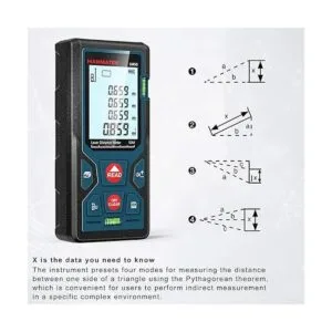 Medición láser de 165 pies164.0 ft FtinM de conmutación