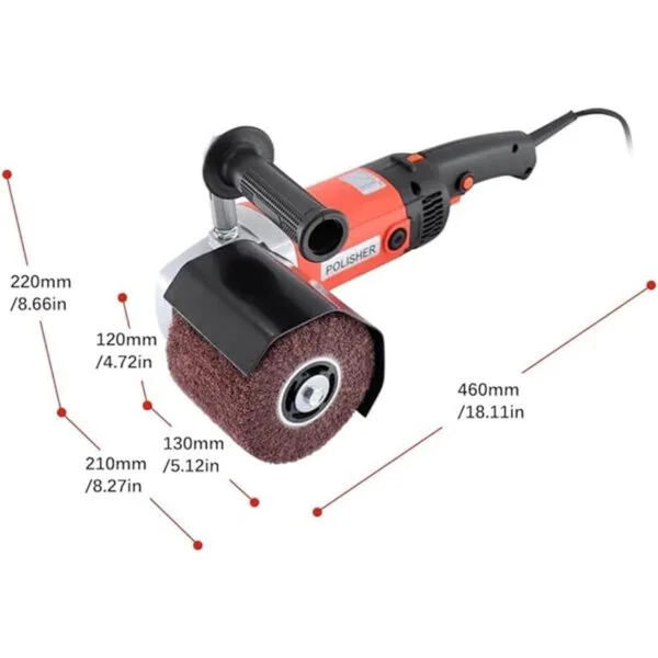 Máquina pulidora de metal de 1400 W pulidora eléctrica_3