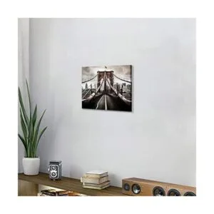 Impresión en lienzo del puente de Brooklyn obra de arte_5