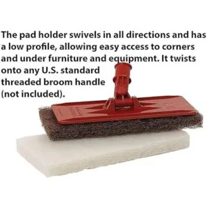 3M Doodlebug soporte para almohadilla de piso naranja 9_3