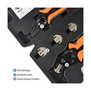 IWISS Kit de herramientas crimpadoras de trinquete de_5