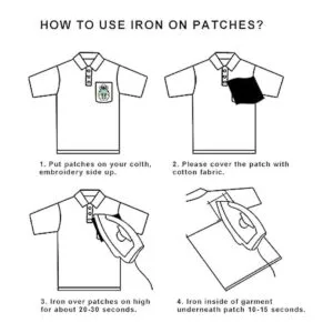 14 parches bordados con diseño de robot para coser o