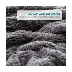 Cottonblue Manta de sherpa con peso 12 y 15 libras_3