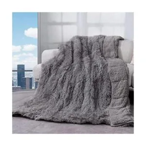 Cottonblue Manta de sherpa con peso 12 y 15 libras_1