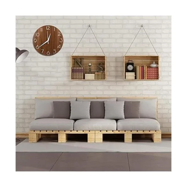 Nicunom Reloj de pared de madera con diseño de números_6