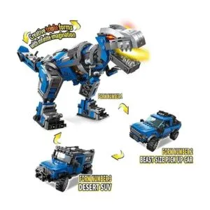 Qman Creator Juguete de bloques de construcción STEM 3 en_3