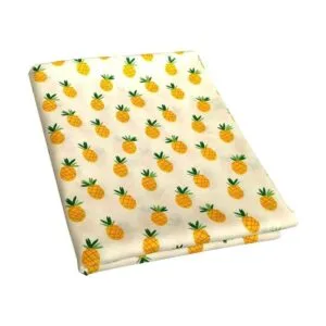 Qililandiy Tela de algodón 100 con estampado de piña_1