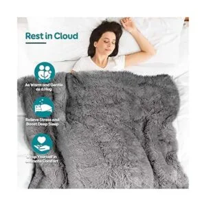 Cottonblue Manta de sherpa con peso 12 y 15 libras_4