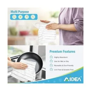 AIDEA Paños de limpieza de microfibra muy suaves_6