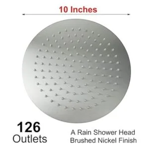 NearMoon Cabezal de ducha de lluvia ducha grande de acero_2
