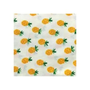 Qililandiy Tela de algodón 100 con estampado de piña_3
