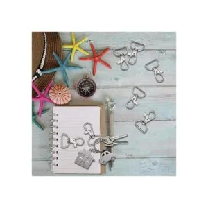 50 ganchos giratorios para cordón gancho de clip de