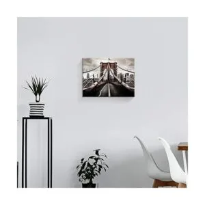 Impresión en lienzo del puente de Brooklyn obra de arte_4