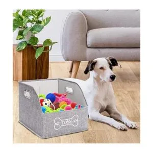 Geyecete Big Dog Toys Contenedores de almacenamiento de