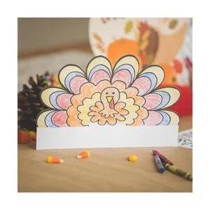 Tiny Expressions Colorea tus propias coronas de pavo_5