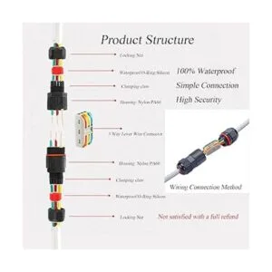 Paquete de 4 cajas de conexiones mejoradas impermeables_4