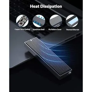 ORICO Carcasa SSD M.2 NVMe M.2 USB 3.1 Gen 2 10 Gbps a_4