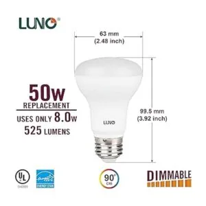 LUNO R20 Bombilla LED regulable CRI 90 8 W equivalente_3