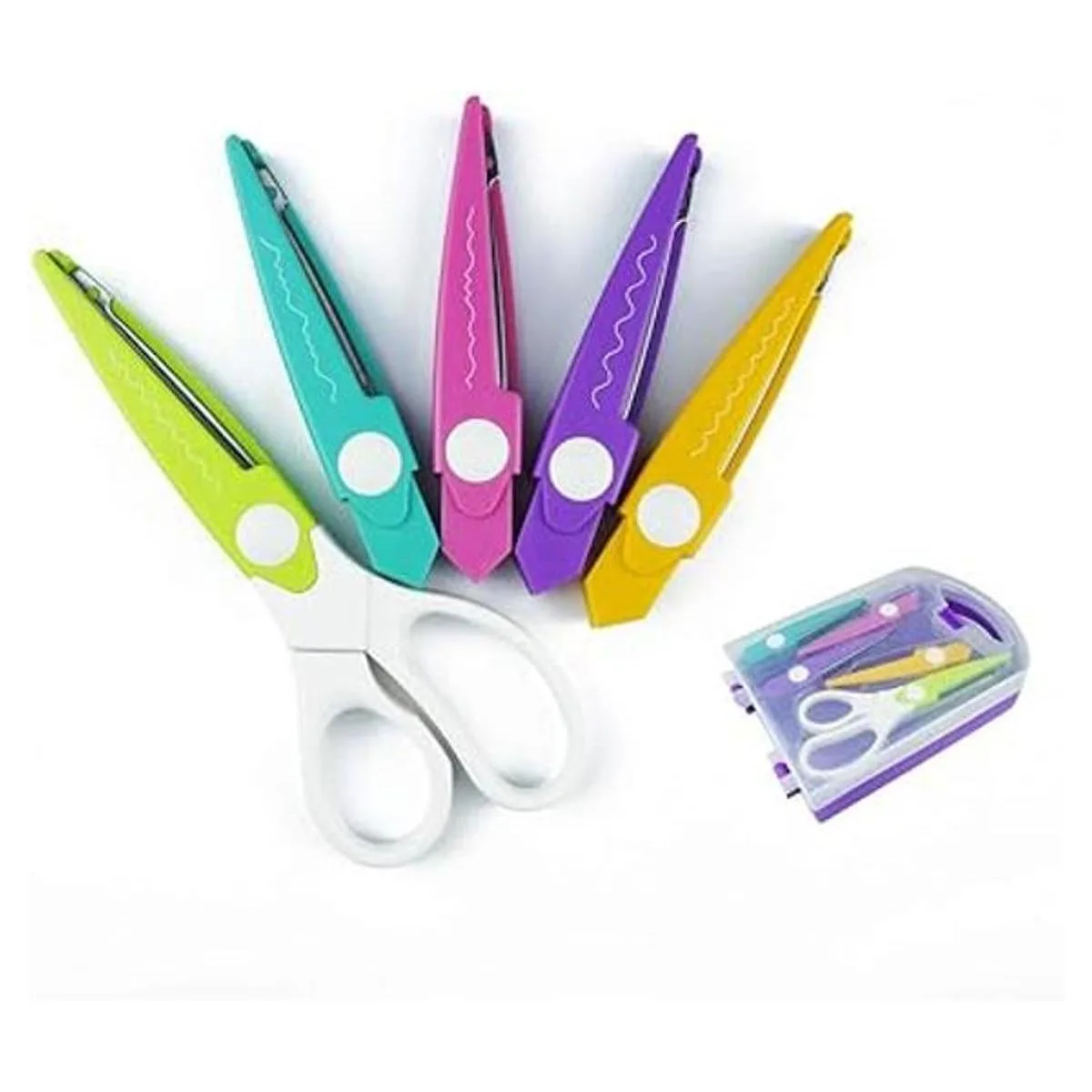 BINWISH Juego de tijeras decorativas para bordes de papel_1