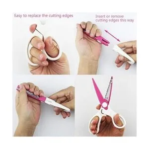 BINWISH Juego de tijeras decorativas para bordes de papel_4