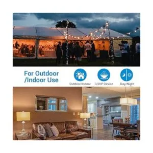 DEWENWILS Temporizador de luz para exteriores resistente a