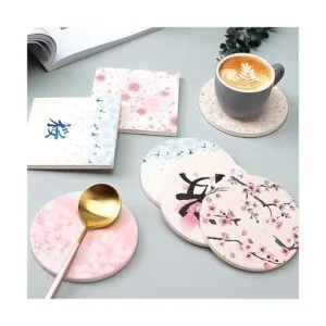 Paquete de 60 posavasos autoadhesivos de corcho tapetes