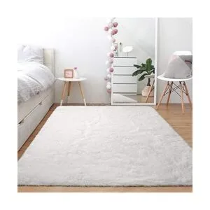 Ompaa Alfombra esponjosa muy suave para dormitorio sala