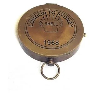 ALADEAN Brújula y relojes de sol antiguos réplica náutica_4