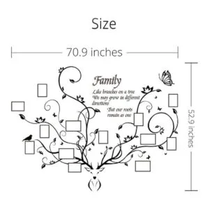 DecorSmart Antlers Decoración de pared de árbol