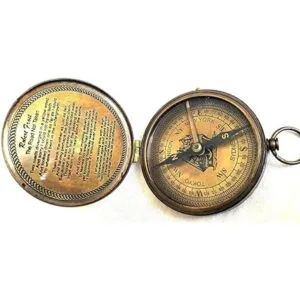 ALADEAN Brújula y relojes de sol antiguos réplica náutica_2