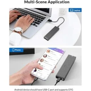 ORICO Carcasa SSD M.2 NVMe M.2 USB 3.1 Gen 2 10 Gbps a_6