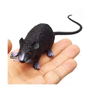 Cotiny 12 piezas de ratas falsas de plástico para