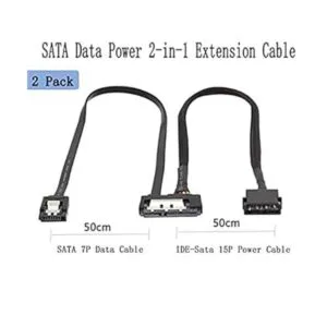Cable de datos SATA 6G cable de extensión 2 en 1 LP4 IDE_2