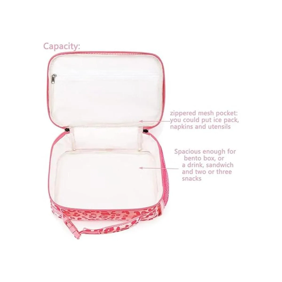 Fiambrera para niños con hebilla refrigerador aislado