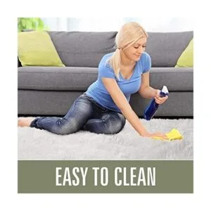 Ompaa Alfombra esponjosa muy suave para dormitorio sala