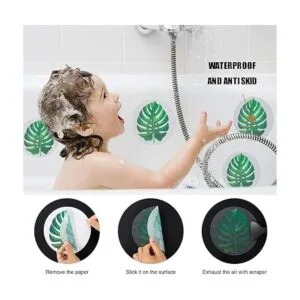 Secopad Calcomanías antideslizantes para tina 10 piezas_5