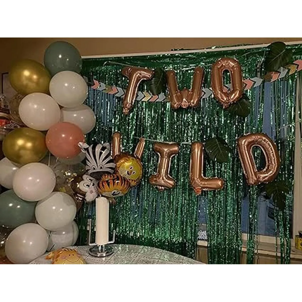 LaVenty 14 unidades de oro rosa dos globos salvajes dos_5