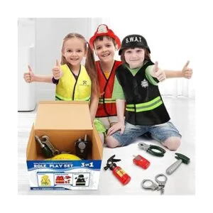 Cocojeci Juego de disfraces para niños 15 piezas juego_2